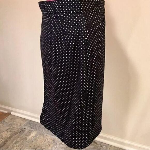 Bill Blass Jeans Polka Dot Pencil Skirt Size 12 - Picture 3 of 7
